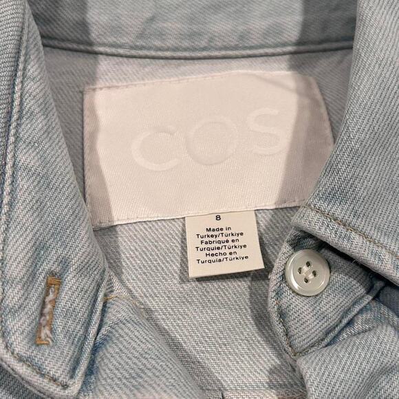 Cos cropped short sleeve denim shirt - Picture 7 of 7